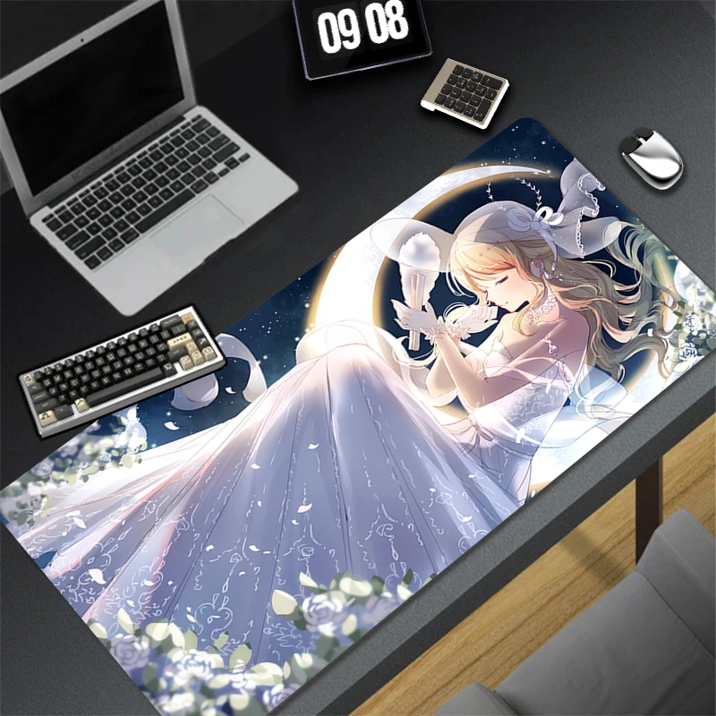 Pattern Game Mousepad Pad Rubber Mouse Mat Desk Gaming Non Slip Table Mat PC Gamer Cabinet Infinity Nikki Mousepad Keyboard Pad