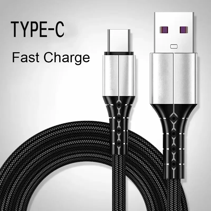 Кабель USB C для быстрой зарядки ANSEIP, кабель типа C для Huawei, зарядное устройство, кабель USB типа C для Honor Xiaomi POCO X3 M3 1/1,5 м