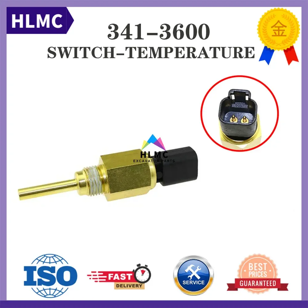 PW85720580 341-3600 Water Temperature Sensor For  Loader 216B3 216B 226B Engine 3011C 3013C 3024C C1.1 C1.5 C2.2