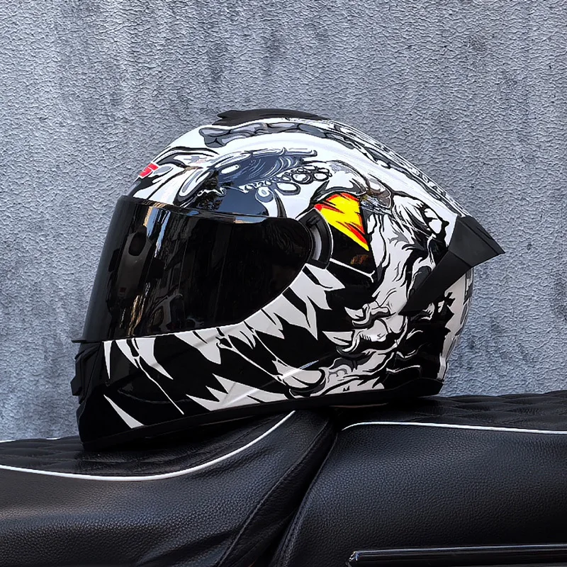 

2025 HOT Sale New ABS Material DOT Certification Helmet Custom Logo Wholesale Full Face Motorcycle Helmet OEM Services Cascos