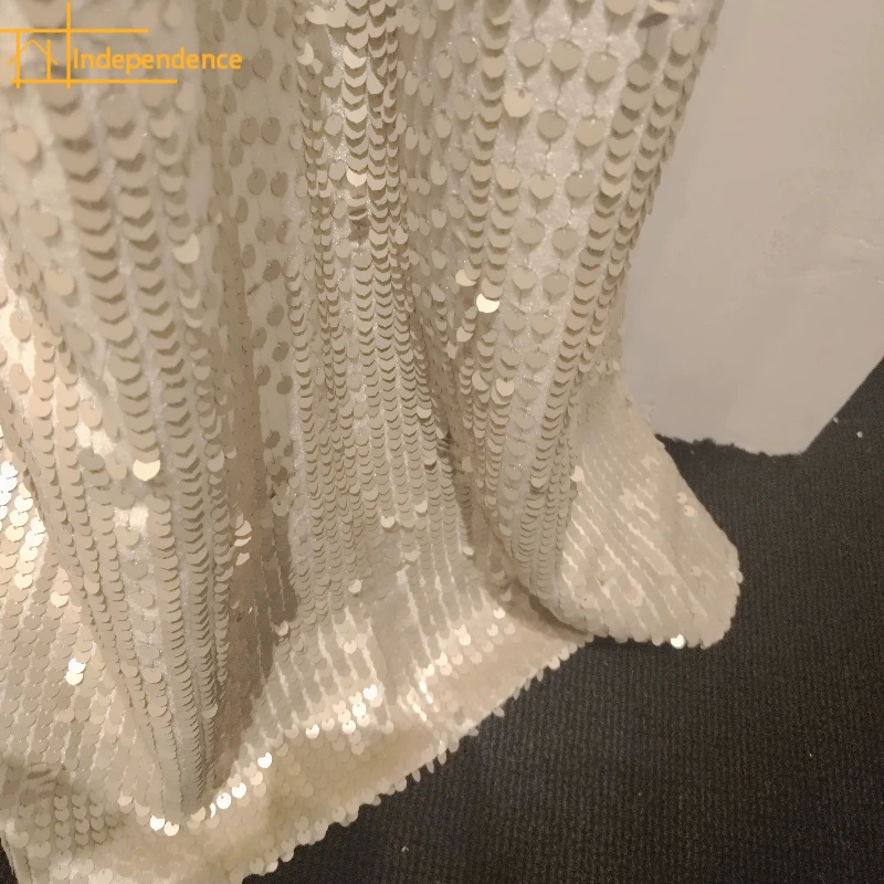 

New Product French Beige Gold Wave Woven Curtains for Living Room and Bedroom Custom Door Curtains Finished Gold Products