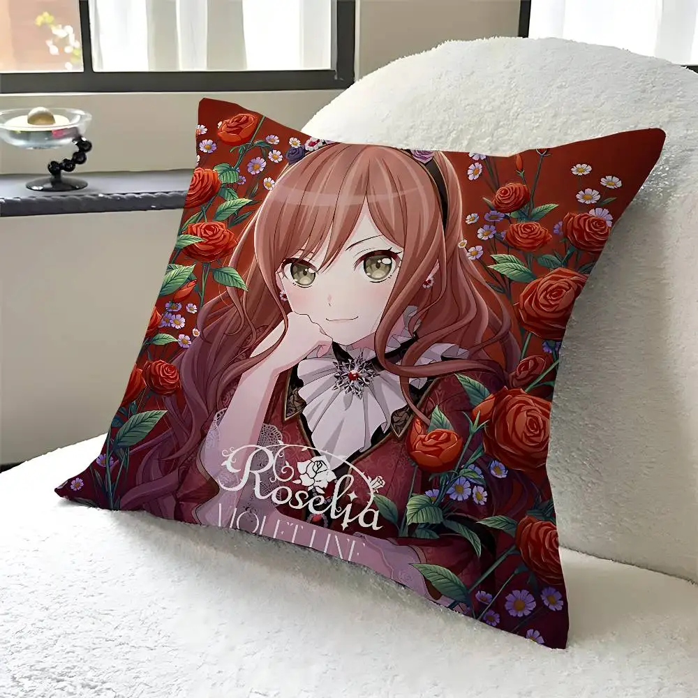 

Anime Lisa Imai Cushion Cover Pillowcase Upholstery Sofa Throw Pillow Home Decor Pillowcas