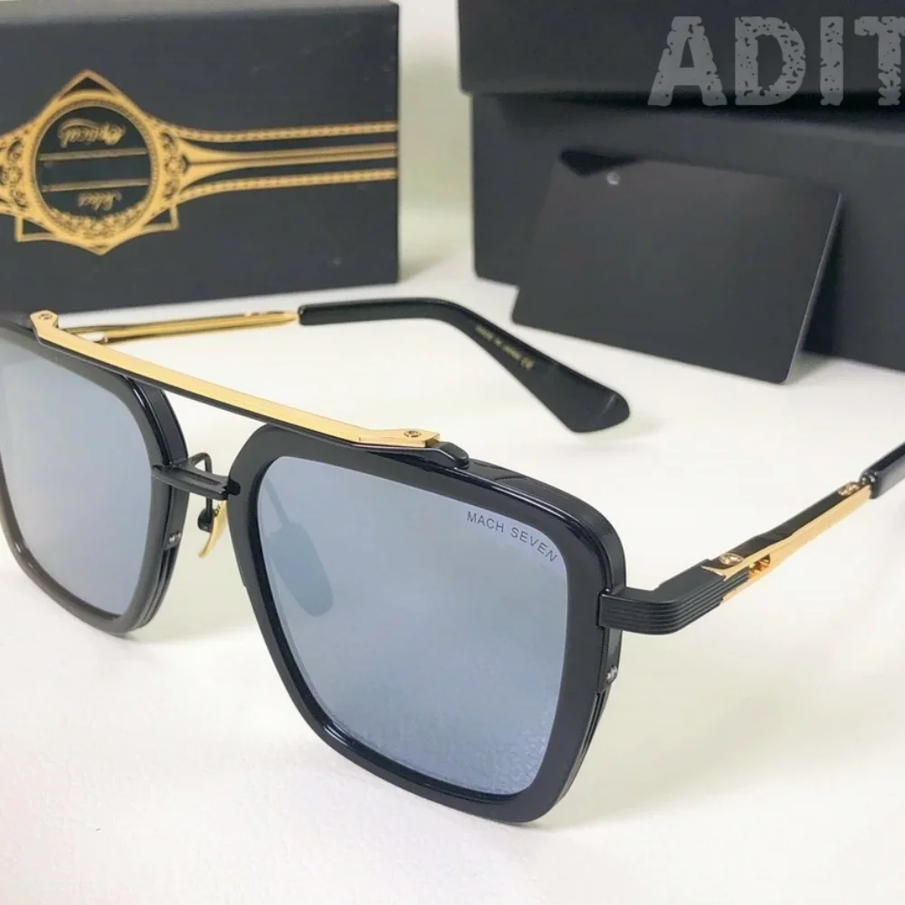 

DT MACH SEVEN Size 62MM Top Quality Sunglasses For Men And Women Luxury Brand Designer Fashion Sunglasses UV400 With Box
