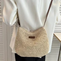 Elegant Light Paper Rope Bag - Bohemian Handmade Style, Hot-Selling Beach/Casual Bag (Crossbody & Shoulder Tote) - Image 2