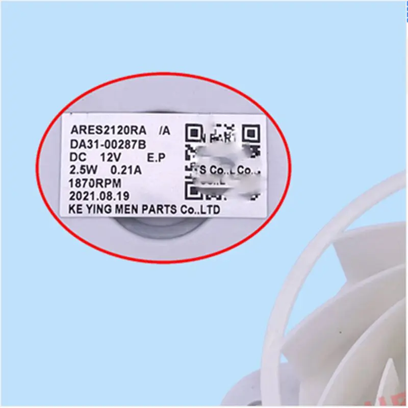 For Samsung Refrigerator DA31-00334C DA31-00305A DC12V 2.5W Refrigeration Fan motor Parts