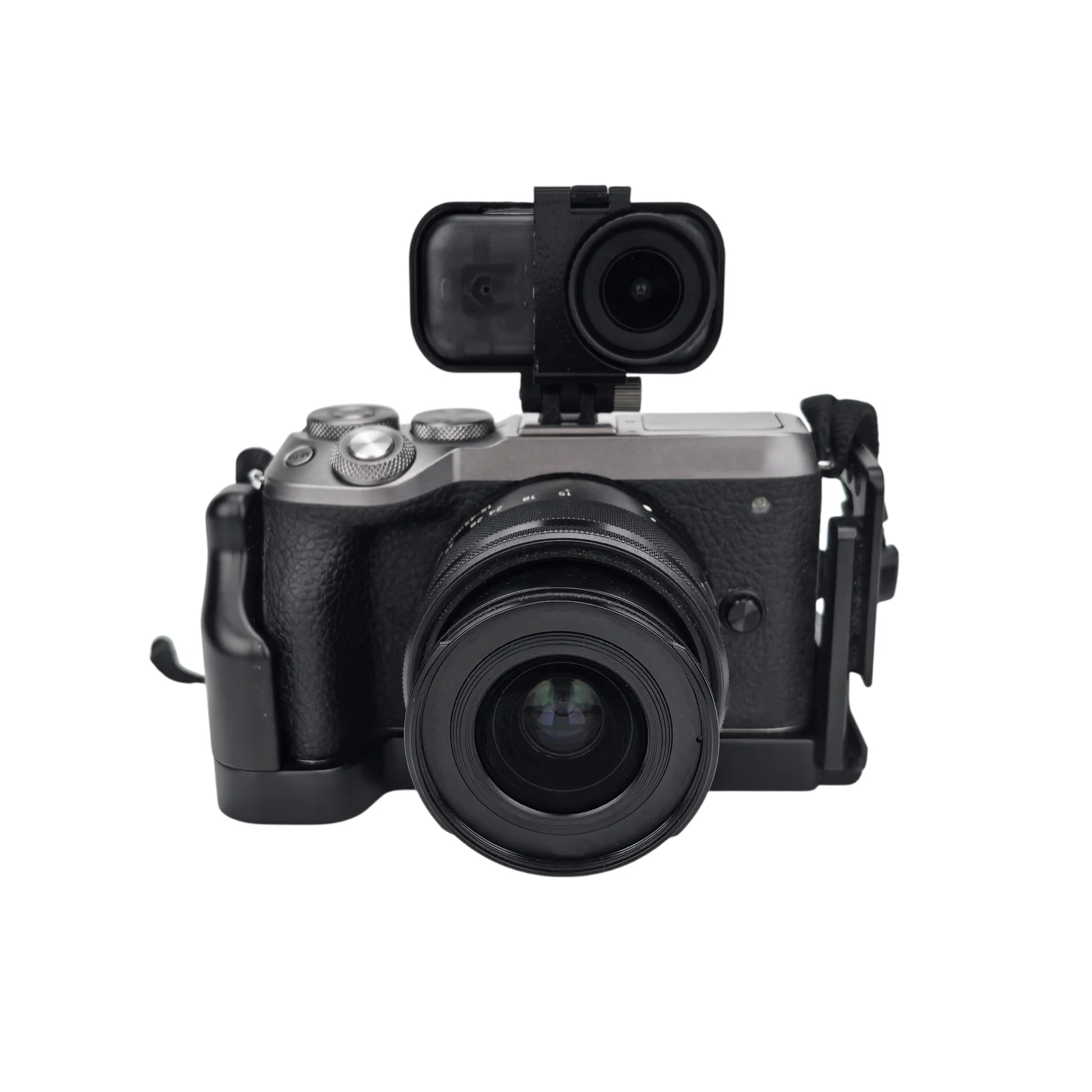 Untuk DJI OSMO NANO DSLR/Mirrorless Hot Shoe Action Camera Expansion Mounting Bracket Aksesoris