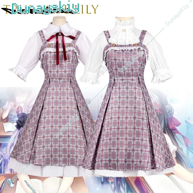 

True Love Lily Kanzaki Manami School Uniform Cosplay Everyday Wear Anime Long Dress Female Halloween Game