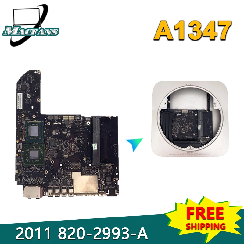 

Протестирована материнская плата A1347 820-2993-A для iMac Mini A1347, материнская плата 820-3059-A, 2,3 ГГц, 2,5 ГГц, 2011 год