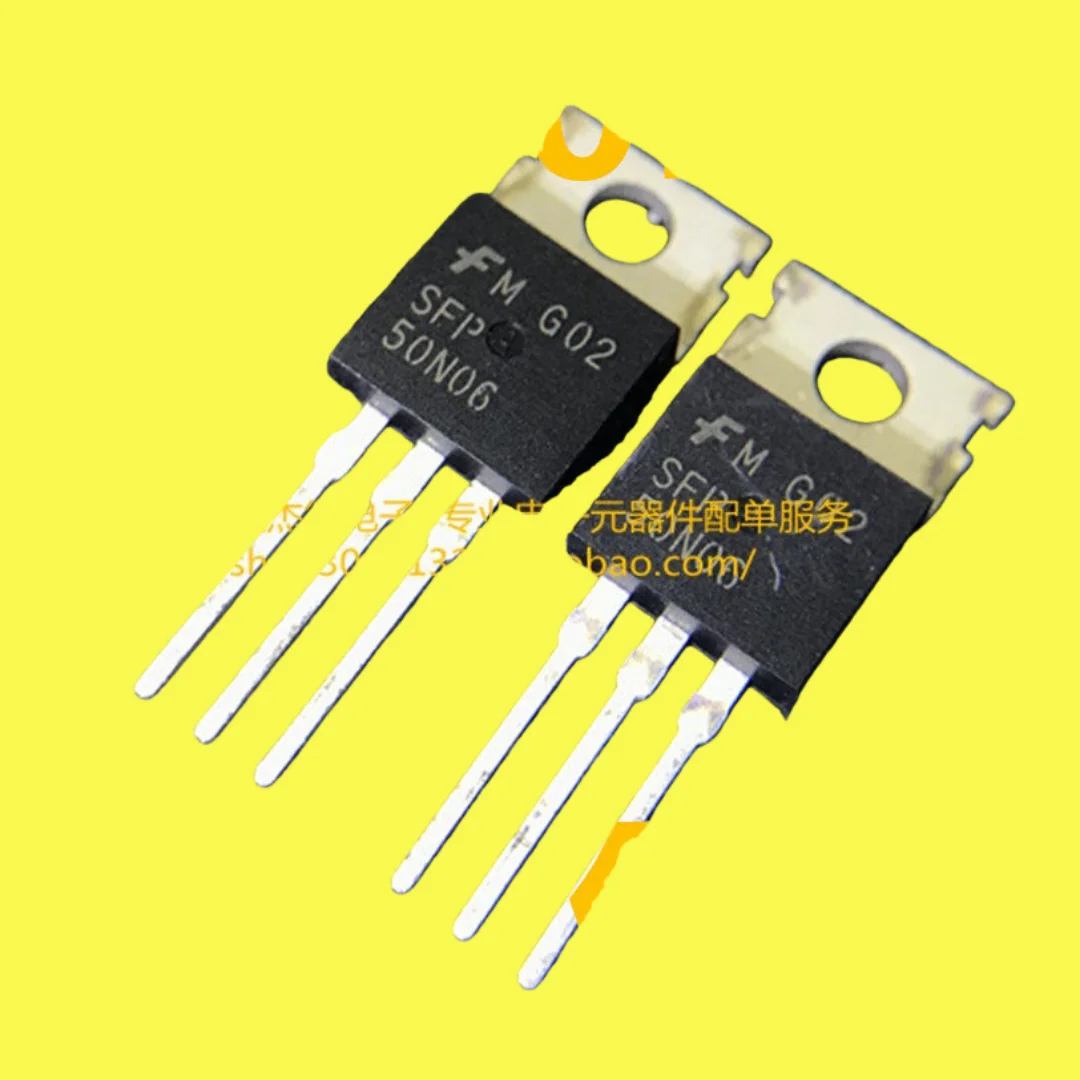 5PCS/new original SFP50N06 field effect triode TO220 50N06 spot