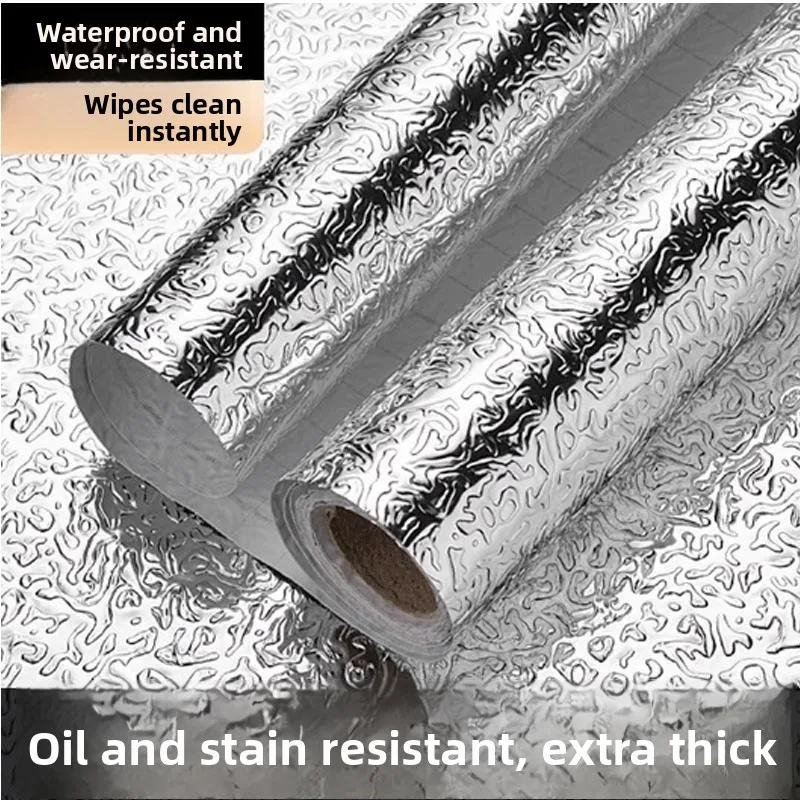 

Кухонные наклейки, устойчивые к маслу, термостойкие, самоклеящиеся, водонепроницаемые, влагостойкие, из утолщенной алюминиевой фольги.