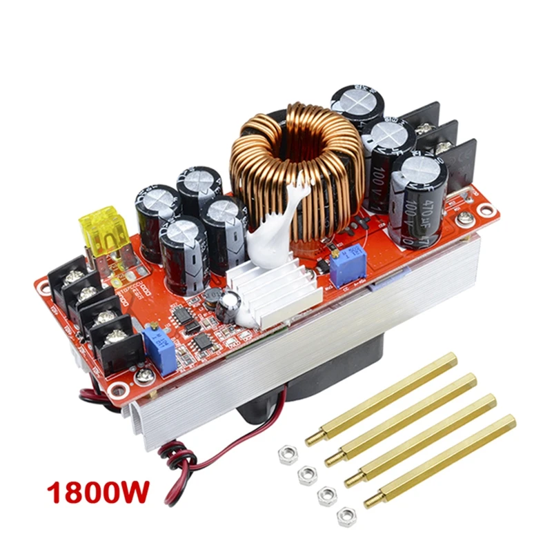 1500W 30A DC-DC DC Constant Voltage Constant Current Boost Converter Boosts 10-60V By Fan For 12-90V Boost Power Module