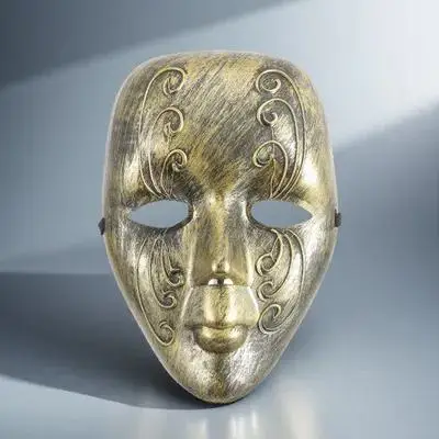 

Decorative Venetian Mask Full Face Vintage Style for Women Party Carnival Halloween Cosplay Unique Festival Mask Prop