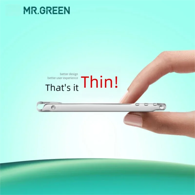Mr.green-超薄型の折りたたみ式つま先爪切り,ステンレス鋼のキーホルダー,高品質のマニキュアツール,卸売