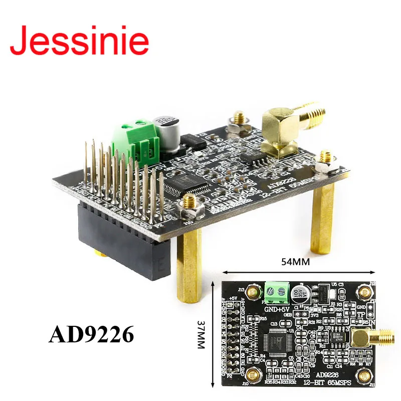 AD9226 High Speed ADC Module Signal Acquisition Analog to Digital Conversion PCB 65M Sampling FPGA Development Board