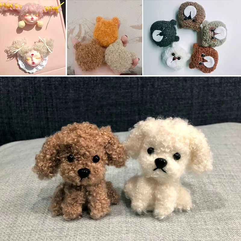 1pc 50g Soft Imitation Teddy Curly Velvet Yarn Imitation Fur Yarn Knitting Crochet Thread DIY Doll Animal Clothes Scarf Material