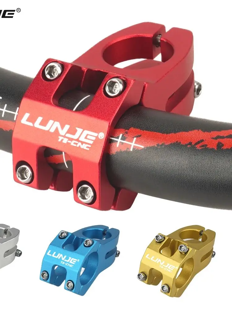 AliExpress LUNJE Mtb Stem 31.8 Road Bike Bridge Power Aluminum Alloy 45MM Cycling Sports Handle Mountain Parts