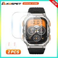 Película de vidrio templado para KOSPET TANK M3 TANK M3 Ultra Smartwatch película protectora de vidrio 1 Juego de película protectora de pantalla para reloj inteligente