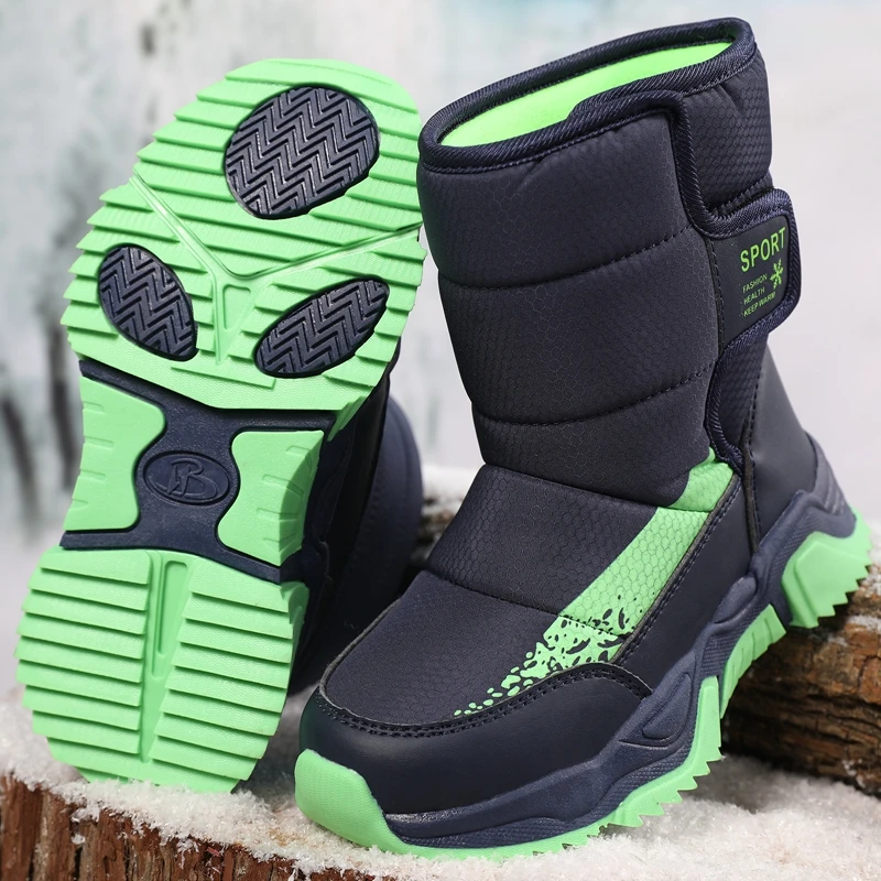 2026 Winter Australia Children Shoes Plush Waterproof Non-Slip Boys Girls Shoes Snow Boot Fashion Warm Outdoor Short Ankle Boots