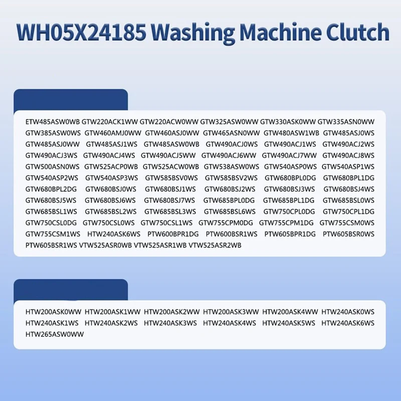 Y42A-WH05X24185 Washing Machine Clutch For Hotpoint GE Washer Replacement Part - Replaces 4588013, AP5993402, PS11729473