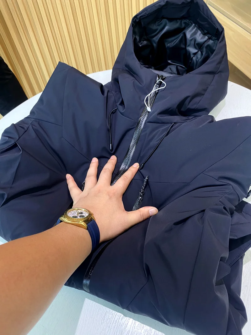 Chaleur et Sle: Dojia Jaet en coton doux pour hommes, vêtements d'extérieur d'automne et d'hiver, imperméables et rembourrés pour la faune Flng