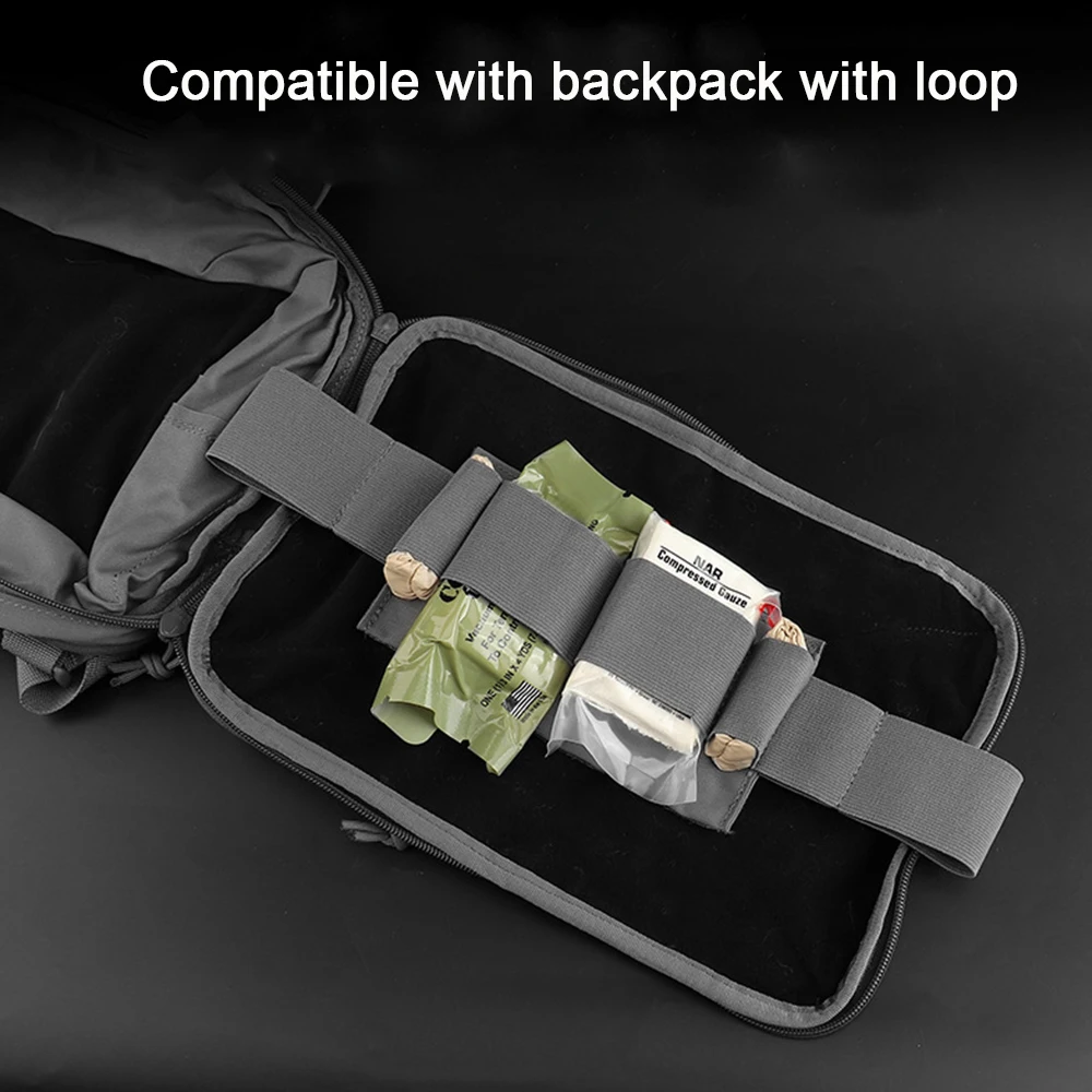 Medical Fixed Liner Tactical Organize IFAK Liner Outdoor Backpack Storage Elastic Band Gear Hunting Sport MED Tool Fasten