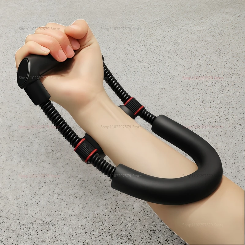 مدرب قوة معصم اليد قابل للتعديل للساعد، معدات اللياقة البدنية المدمجة، جهاز تقوية قبضة لإعادة التأهيل والتمرين