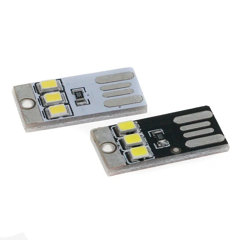 10pcs/lot Camping Night Hiking Tent Lamp Light Outdoor Portable Energy Saving Flashlight Mini Ultra-thin Mobile USB LED Keychain
