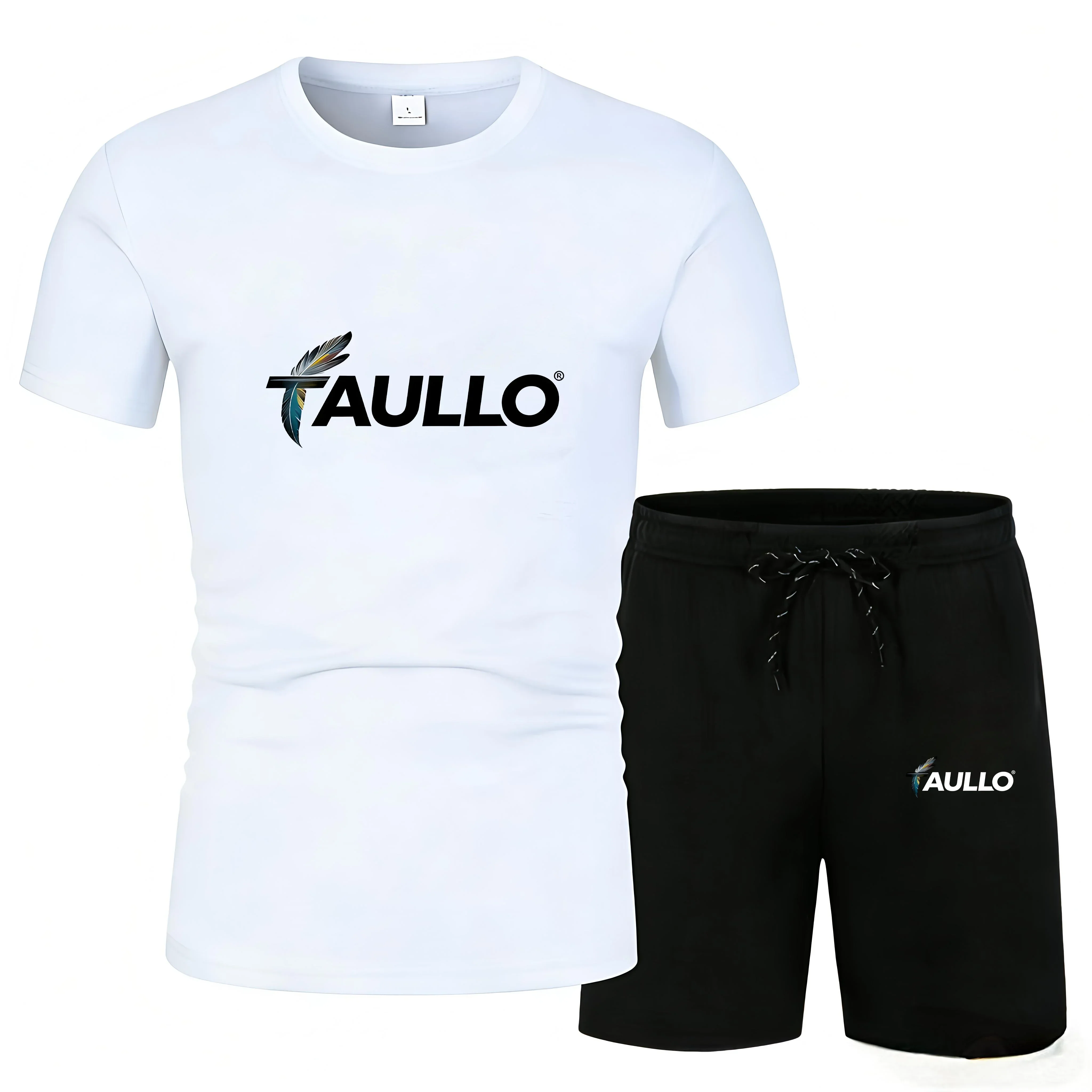 

Ensemble de sport en maille pour homme été 2026 : T-shirt et short 5 points, ensemble 2 pièces à séchage rapide, respirant, pour