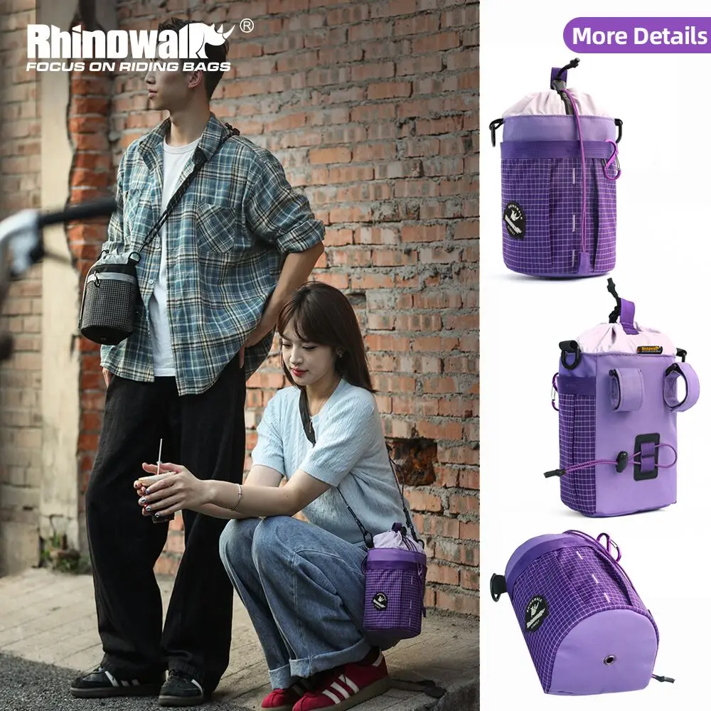 

Rhinowalk Велосипедная сумка на руль 6,5 л Велосипедная сумка для бутылки с водой Велосипедная сумка для переноски Изолированная сумка для чайника