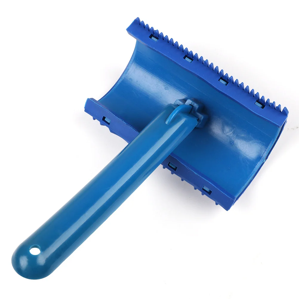 

Wood Grain Tool Long Handle Rubber Roller For Diy Wall Decor Painting On Fabric Canvas Paper Reusable Stamping Tool