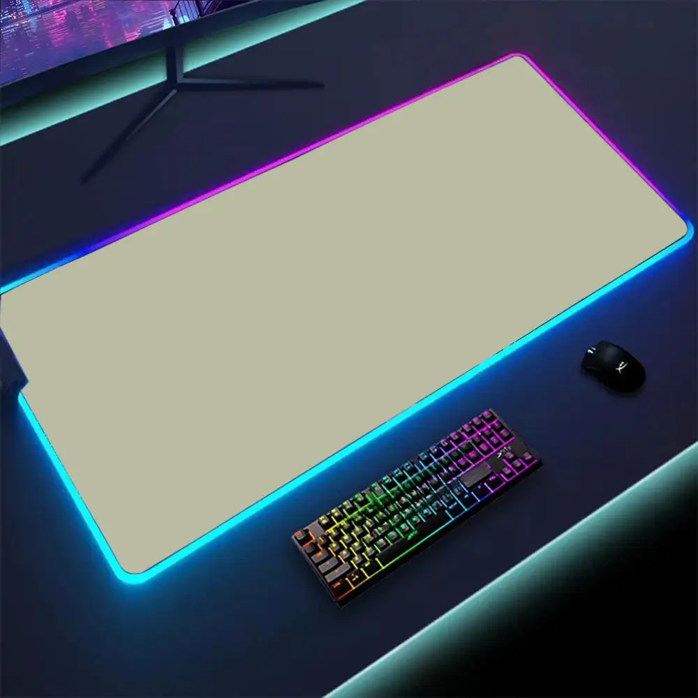 

RGB однотонные коврики для мыши Геометрический коврик для мыши Большой игровой настольный коврик Светящийся коврик для мыши Светодиодный красочный коврик для мыши Коврик для клавиатуры с подсветкой