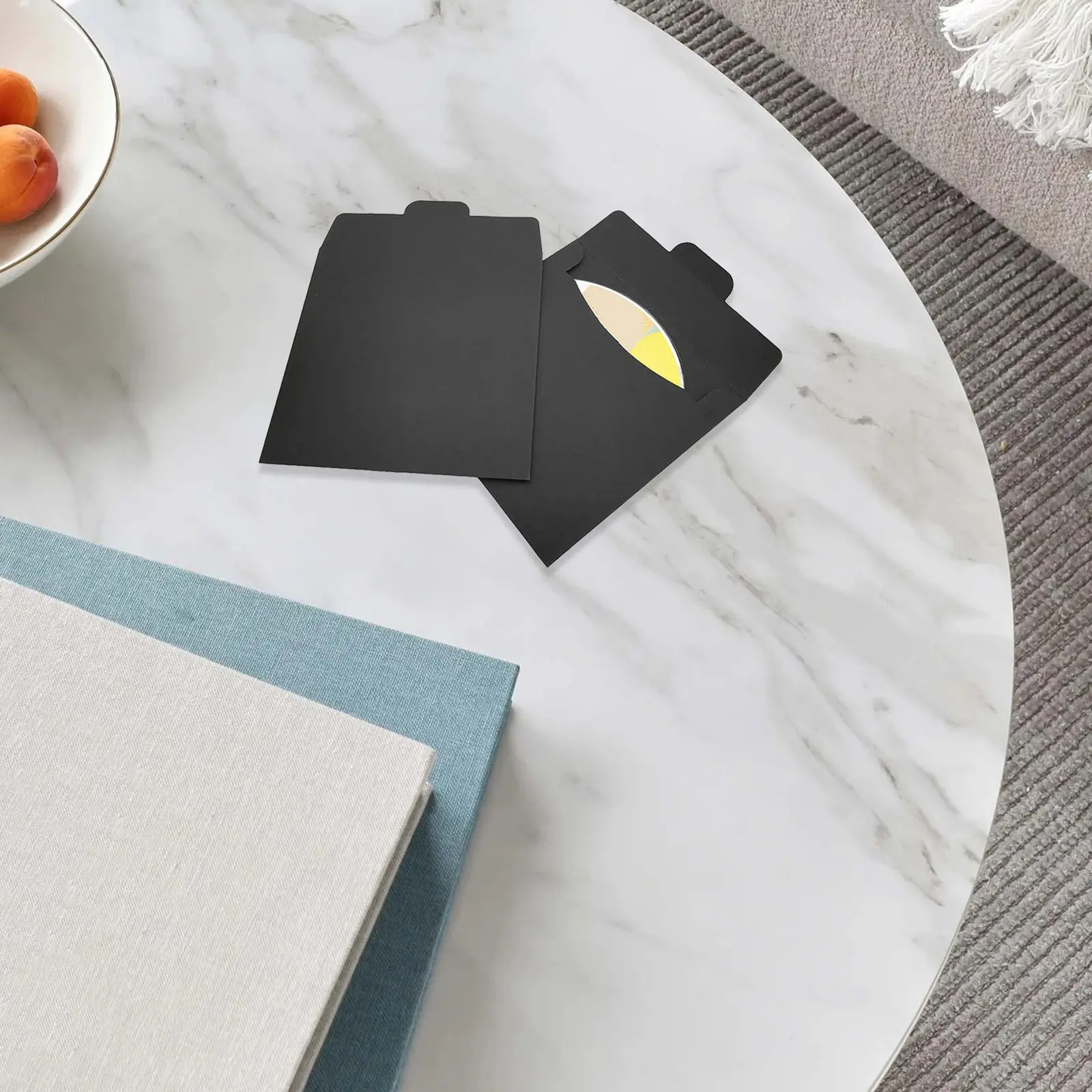 

50Pcs Small Envelopes for Cds Paper Card Storage Bags Multi-Use Document Holders Compact File Pouches for Office School Greeting