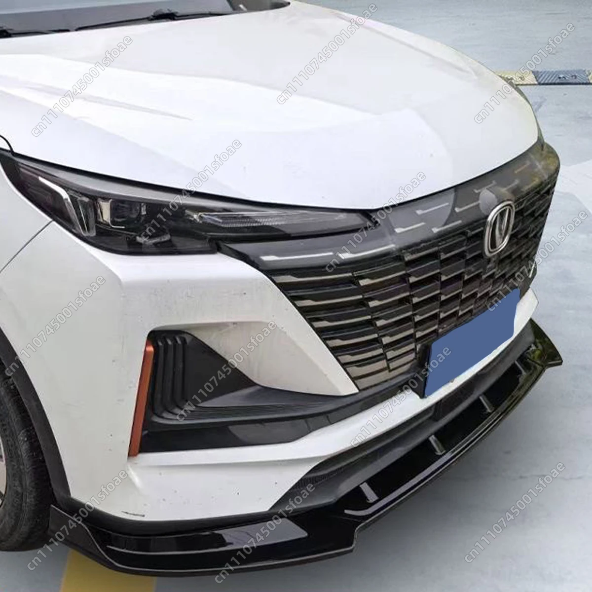 

Front Bumper Splitter Lip 3Pcs For Changan CS55 PLUS 2nd Gen 2021-2023 Car Tuning Body Kit Guard Diffuser Gloss Black Accessory