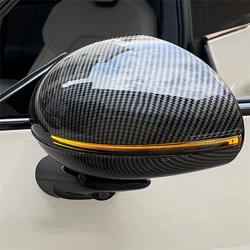 ABHY-Car مرآة الرؤية الخلفية غطاء الغطاء الواقي 6 قطعة مجموعة ل Xiaomi Su7 الجانب مرآة مقاومة للخدش تعديل الملحقات