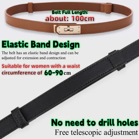 2 सेमी चौड़ाई 100 सेमी महिलाओं के लिए लॉक बकल बेल्ट महिलाओं के लिए असली लेदर बेल्ट असली दूसरी परत काउहाइड विंडब्रेकर ड्रेस लड़कियों के लिए कमरबंद 10 best sales असली चमड़े की बेल्ट - №3