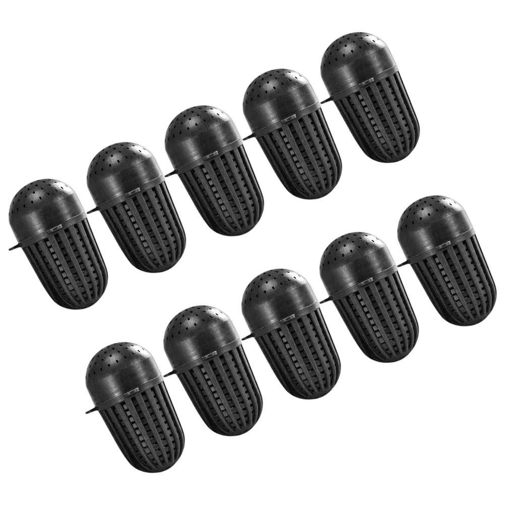 

Fishing Feeders Cage Eel Bait Basket Loach Crawfish Holder Black Plastic Outdoor Gear