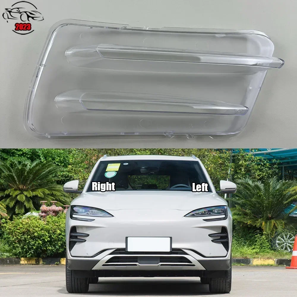 

Auto Fog Lamp Light Case For BYD Song Plus 2023 Car Front Foglight Lens Cover Lampshade Glass Lampcover Caps Foglamp Shell