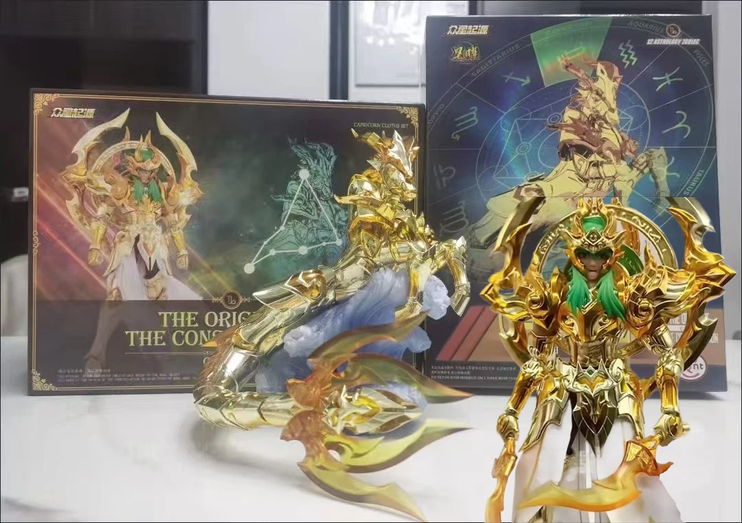 

IN STOCK Toypoint/TP Saint Seiya Myth Cloth EXM Capricorn Shura SOG Totem/Object Gold Knights of The Zodiac Action Figure