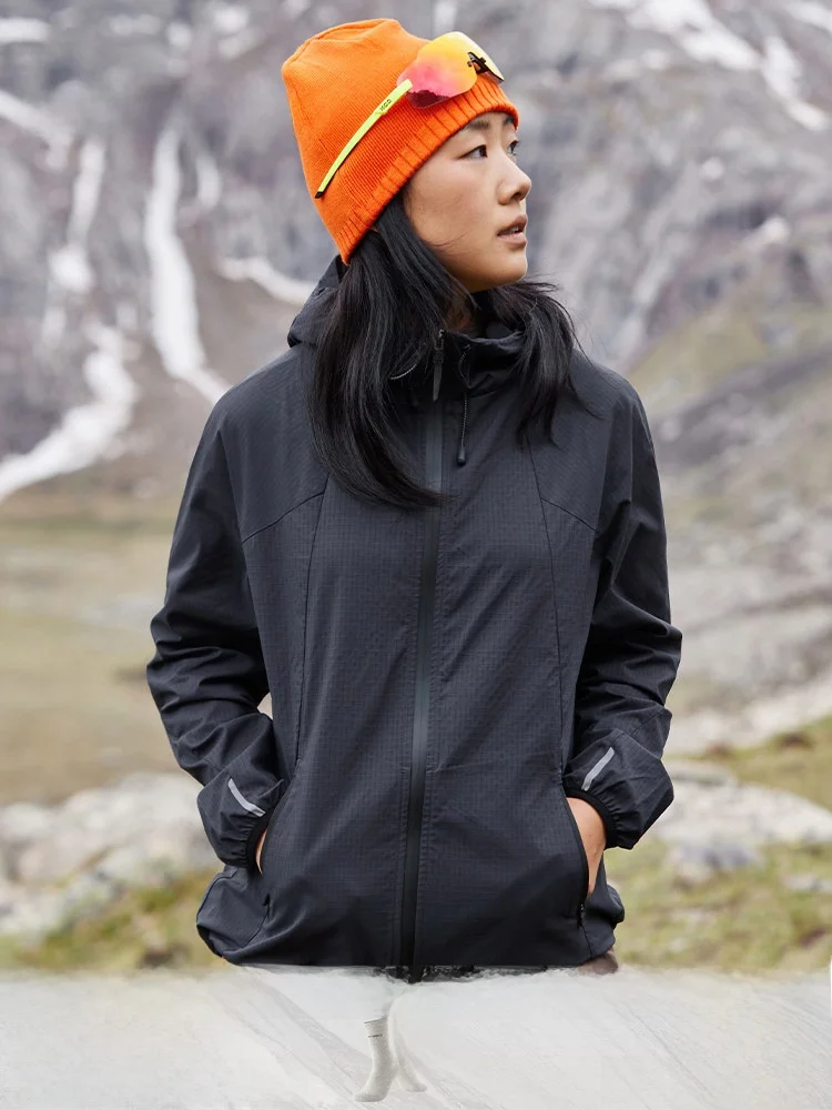 

BEIN SPACE Spring New Women's Outdoor Windproof Waterproof Jaet Hiking Climbing Jaet S049 Original Design Loose Fit
