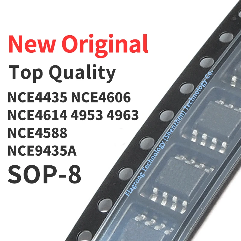 10 Pieces NCE4435 NCE4606 NCE4614 NCE4953 NCE4963 NCE4688 NCE9435A SOP-8 Chip New Original