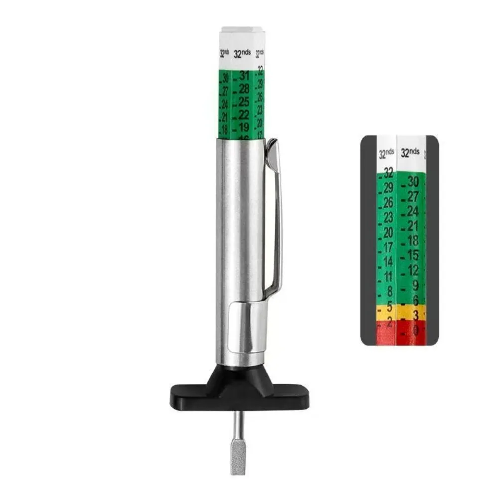 2/5/10Pcs Tyre Measuring Pen Car Wheel Digital Tire Tread Pattern Depth Thickness Gauge Auto Inspection Tools Supplies view 2