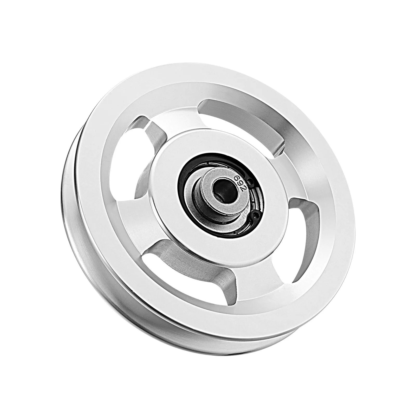 Aluminum Alloy Gym Equipment Pulley Wheel 3.46 Inch Universal Bearing Pulley Smooth Silent Fitness Accessory Fitness Accessory