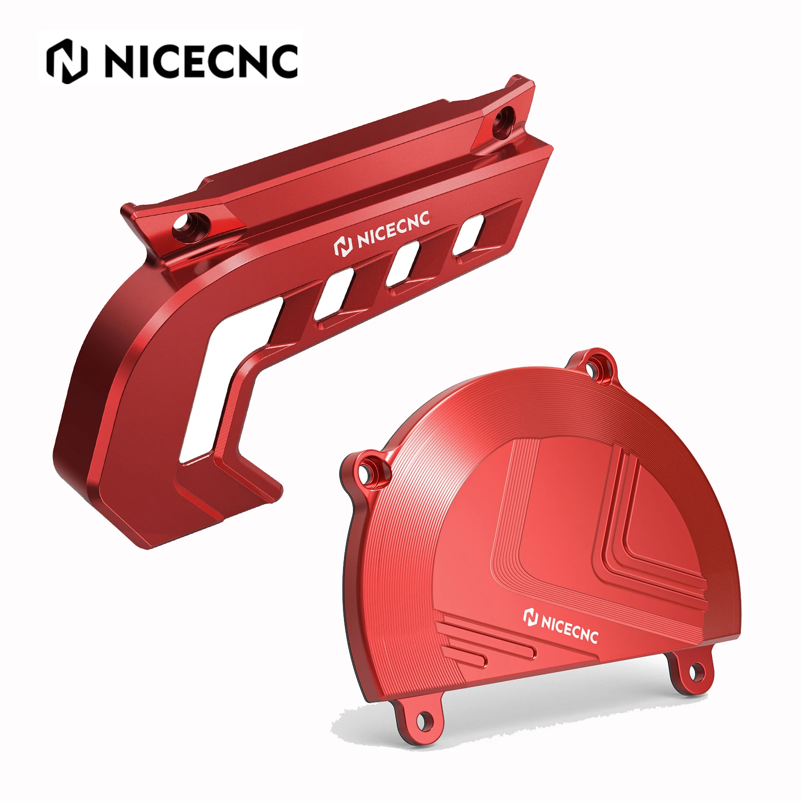 NICECNC Für STARK VARG MX EX SM 2024-2026 Linke Motorabdeckung & Kettenradabdeckung Kettenschutz Elektrische Motorrad-Aluminiumteile – Detail 13