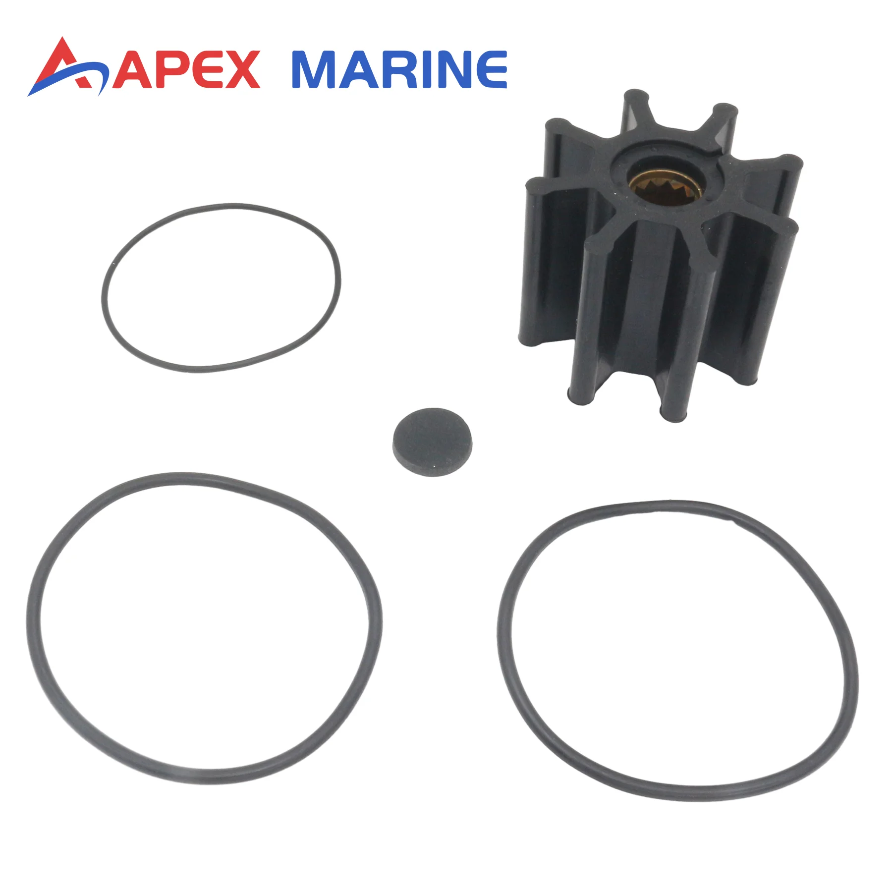 

Impeller with O-rings Maintenance Set for Yanmar Marine 119171-42500 119171-42501 43600-500590 727650-42100 Sea Raw Water Pumps
