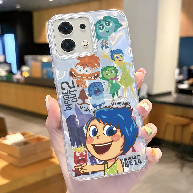 Disney Inside Out 2 Camlet Case for Xiaomi Redmi Note 13 12 Pro Plus 12S 11S 5G 11 10 9 4G 13C 12C 10C 9C A3 A2 A1 Hard Cover