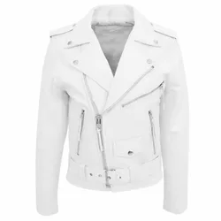 2025 Hot selling white leather jacket men's coat PU men's boutique foreign trade