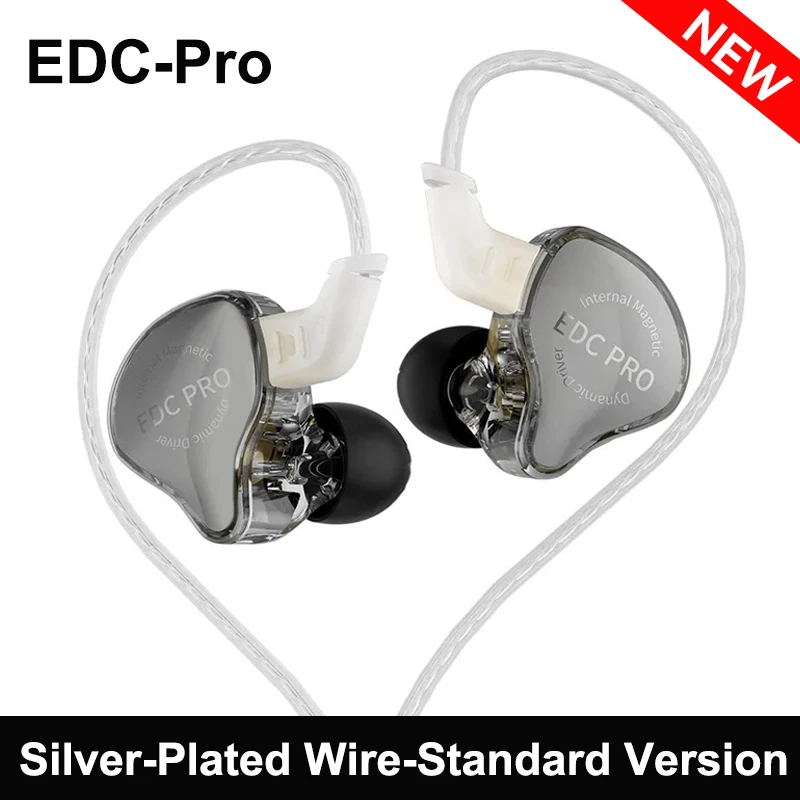 Nieuwe KZ EDC Pro Headset Dynamische in-ear monitor Oordopjes hifi Stereo Muziek Bedraad Hoofdtelefoon Game Sport Ruisonderdrukking Oortelefoon