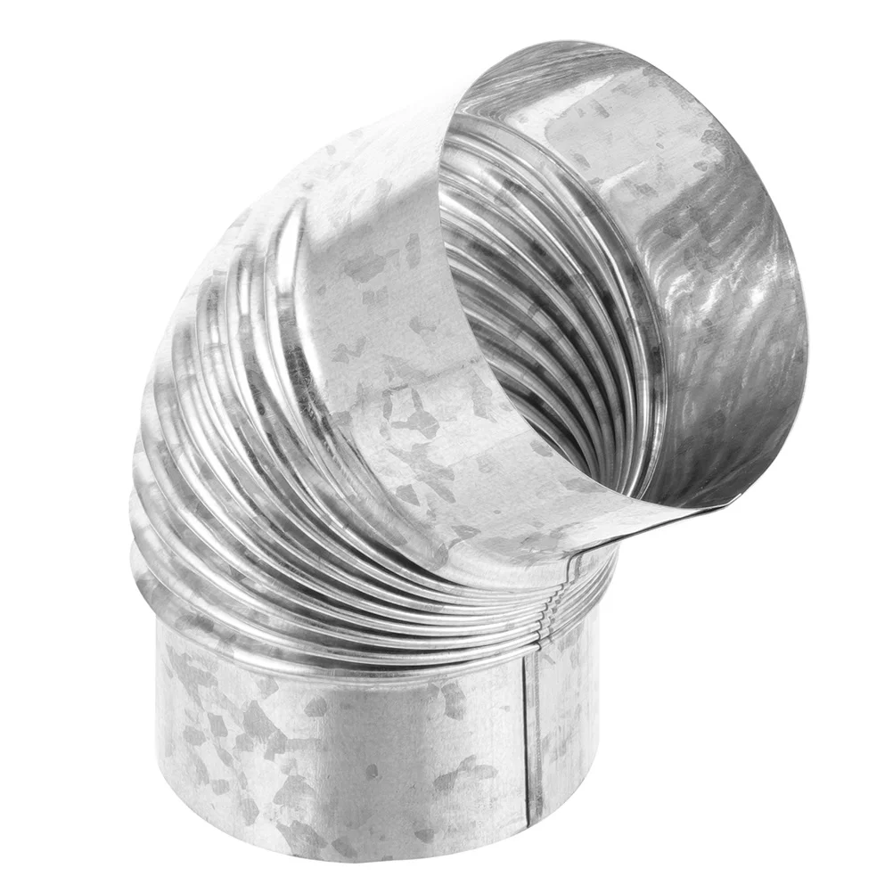 

Оцинкованная сталь 45. ° Угловая вентиляционная трубка 15 см, прочный соединитель для воздуховода для дымохода, сушилка для дымохода, вентиляционная труба, адаптер для шланга, колено для воздуховода