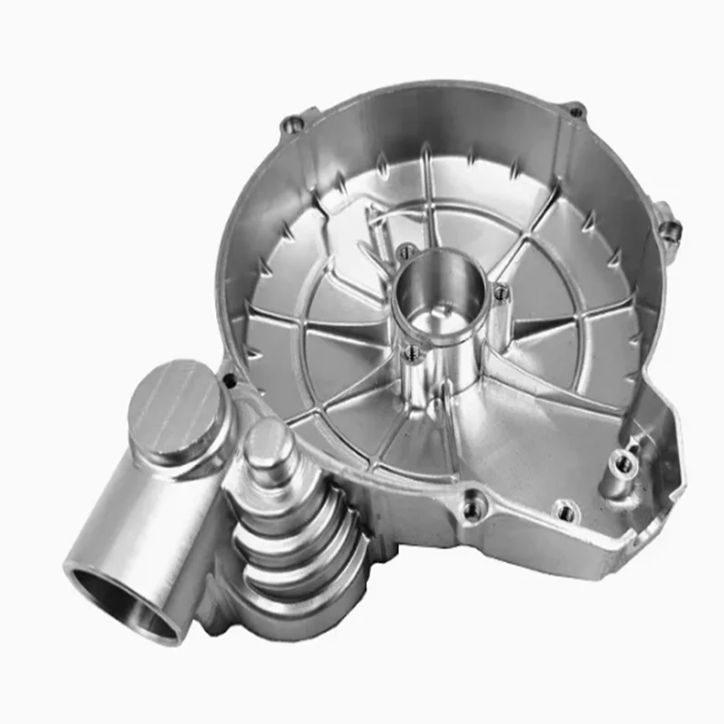 CNC machined aluminum alloy/stainless steel flange connection shaft sleeve multi-cavity mechanical base