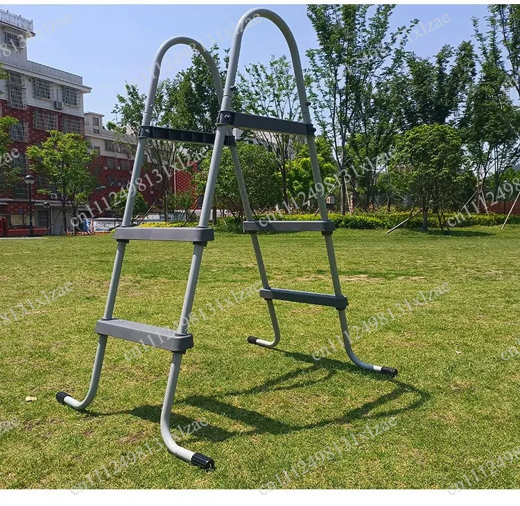 Safe Entry Pool Access Ladder - Non-Slip Handrail, Heavy Duty Thick Steps for Poolside & In-Pool Use